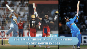 Top 5 Wealthiest Indian Cricketers by Net Worth in 2025