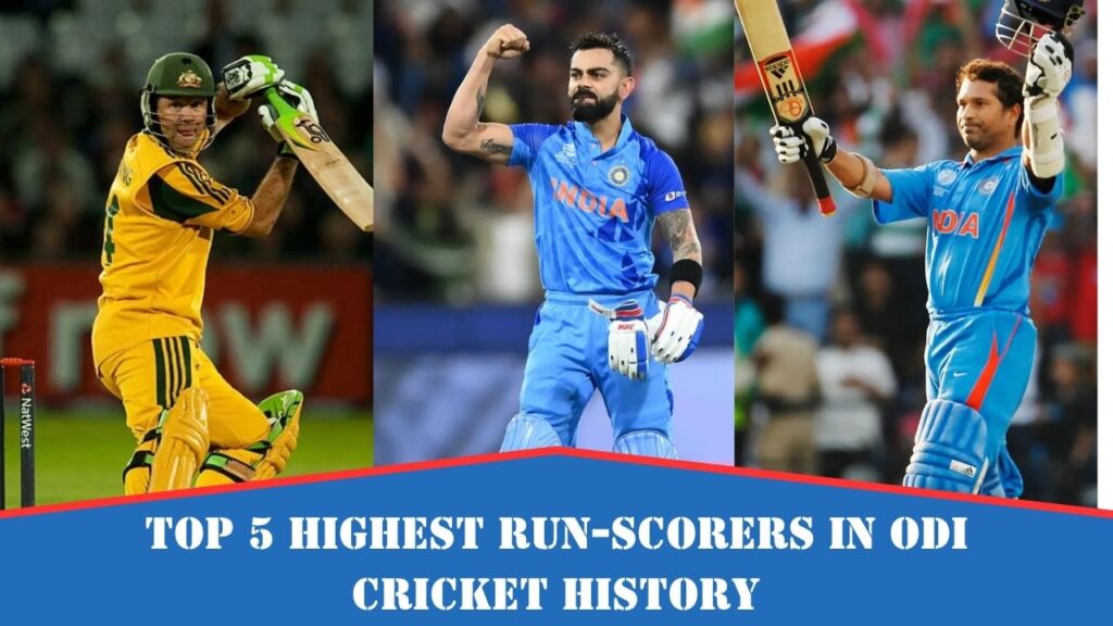 Highest Run-Scorers in ODI Cricket History