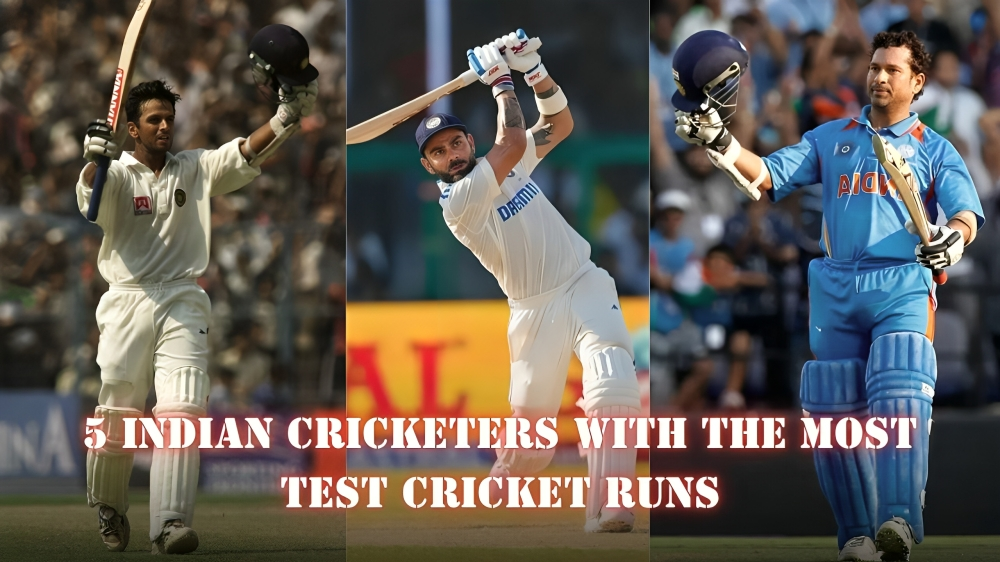 5 Indian Cricketers With the Most Test Cricket Runs