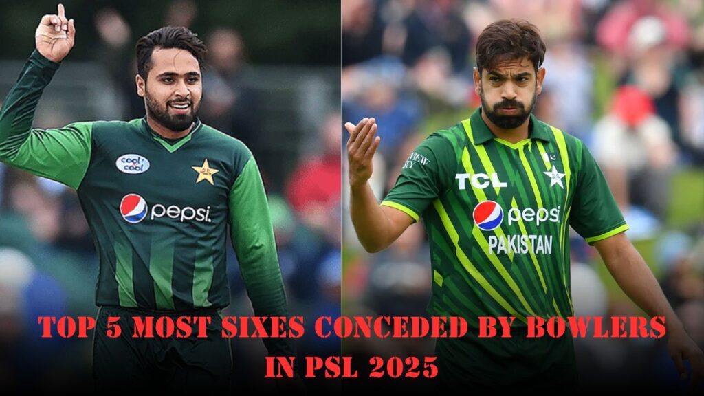 Most Sixes Conceded by Bowlers in PSL 2025