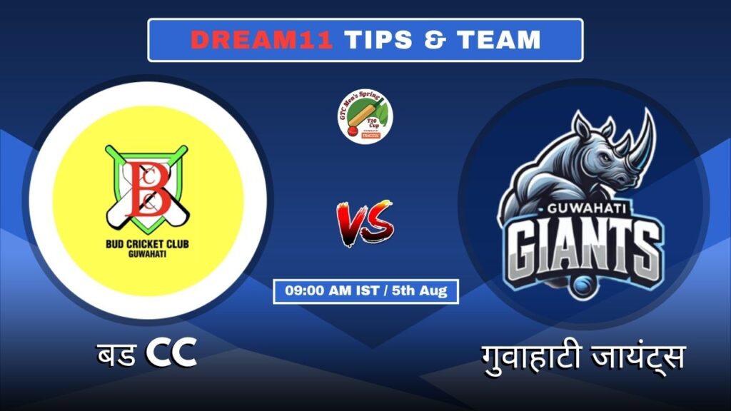 BCC vs GUG आज का Dream11 Fantasy टीम